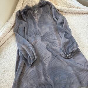 Dress wilfred molly sleeve greyish blue size M